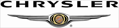 Ancien logo Chrysler, ancien emblème de la marque automobile, ancien sigle.